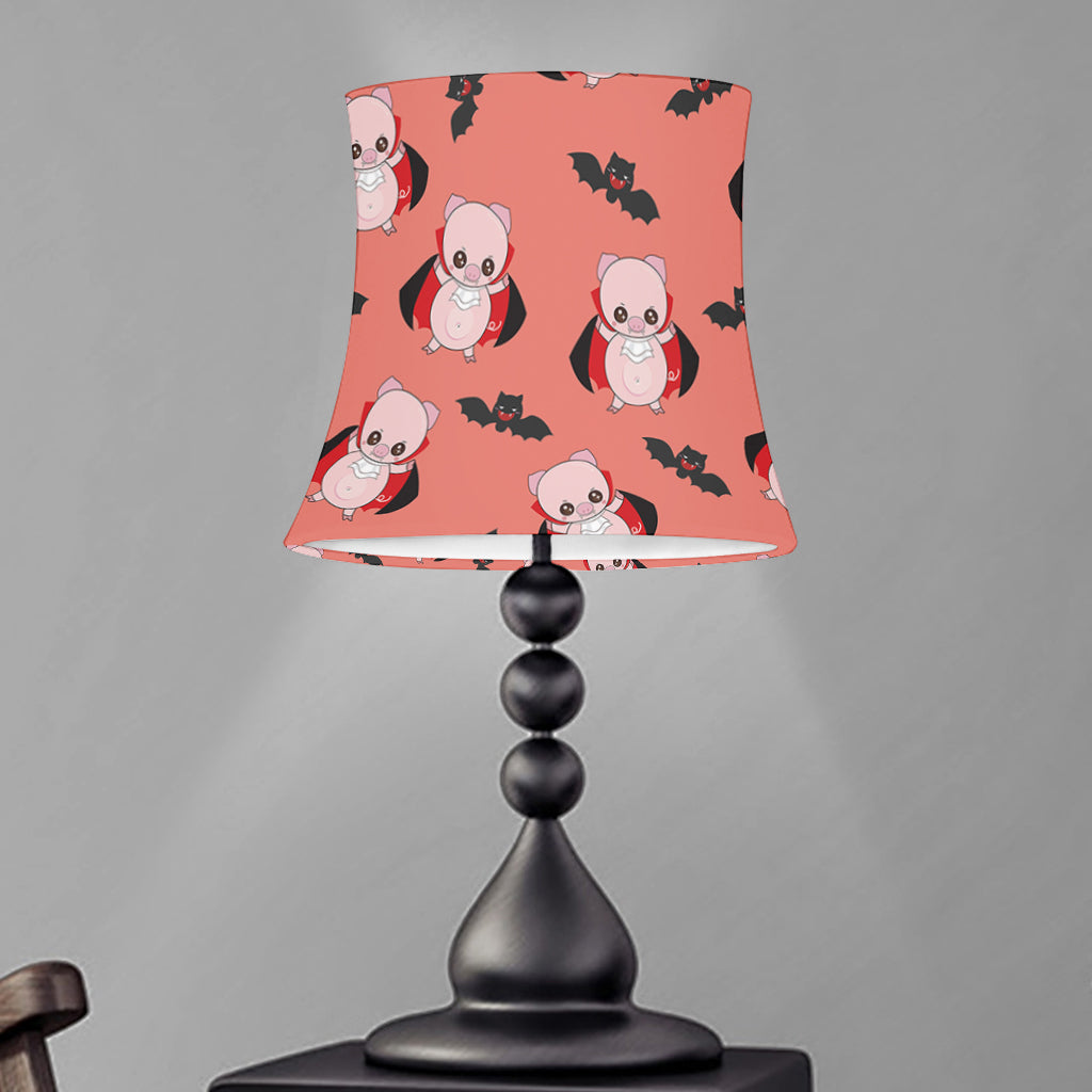 Dracula Pig Pattern Print Bell Lamp Shade