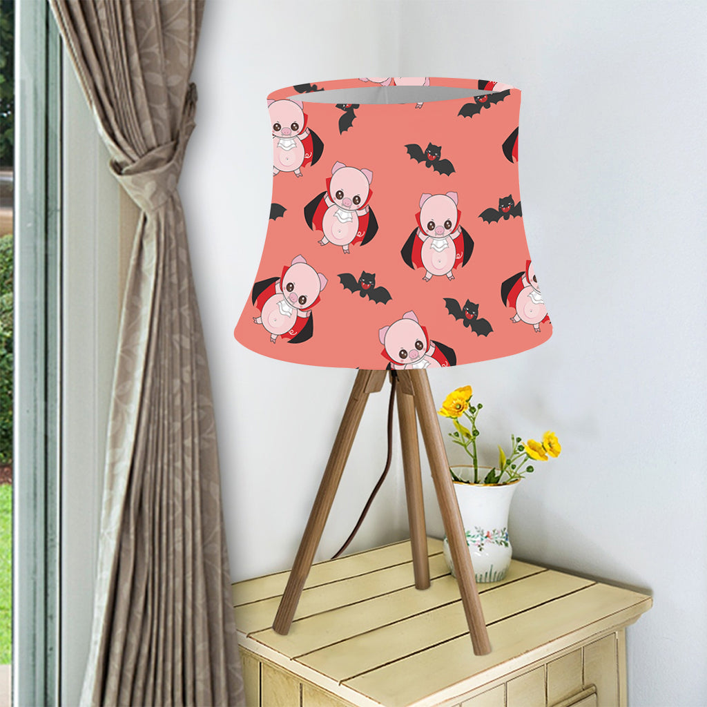 Dracula Pig Pattern Print Bell Lamp Shade