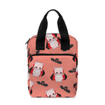 Dracula Pig Pattern Print Bible Tote Bag