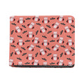 Dracula Pig Pattern Print Bifold Wallet