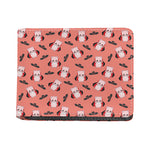 Dracula Pig Pattern Print Bifold Wallet
