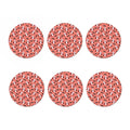 Dracula Pig Pattern Print Coaster Set