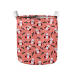 Dracula Pig Pattern Print Collapsible Laundry Basket