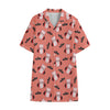 Dracula Pig Pattern Print Cotton Hawaiian Shirt