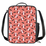 Dracula Pig Pattern Print Crossbody Lunch Bag