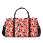 Dracula Pig Pattern Print Duffle Bag