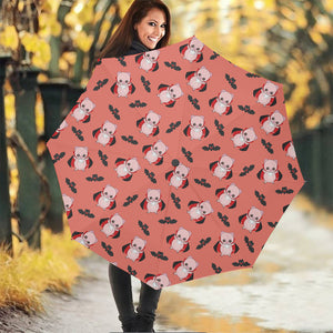 Dracula Pig Pattern Print Foldable Umbrella