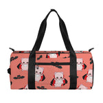 Dracula Pig Pattern Print Gym Bag