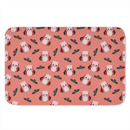 Dracula Pig Pattern Print Indoor Door Mat