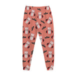 Dracula Pig Pattern Print Jogger Pants