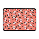 Dracula Pig Pattern Print Kitchen Mat