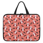 Dracula Pig Pattern Print Laptop Sleeve With Handle