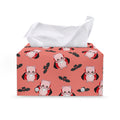 Dracula Pig Pattern Print Leather Tissue Box Cover