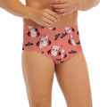 Dracula Pig Pattern Print Men's Briefs