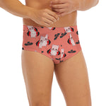 Dracula Pig Pattern Print Men's Briefs