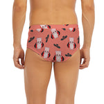 Dracula Pig Pattern Print Men's Briefs