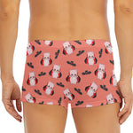 Dracula Pig Pattern Print Men's Short Boxer Briefs