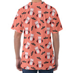 Dracula Pig Pattern Print Men's Velvet T-Shirt