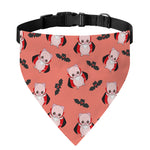 Dracula Pig Pattern Print Over The Collar Dog Bandana