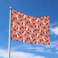 Dracula Pig Pattern Print Polyester Flag
