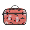 Dracula Pig Pattern Print Portable Lunch Bag