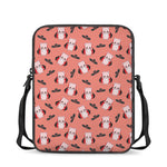 Dracula Pig Pattern Print Rectangular Crossbody Bag