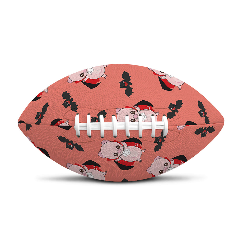 Dracula Pig Pattern Print Rugby Ball