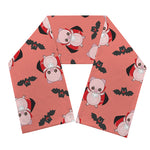 Dracula Pig Pattern Print Scarf