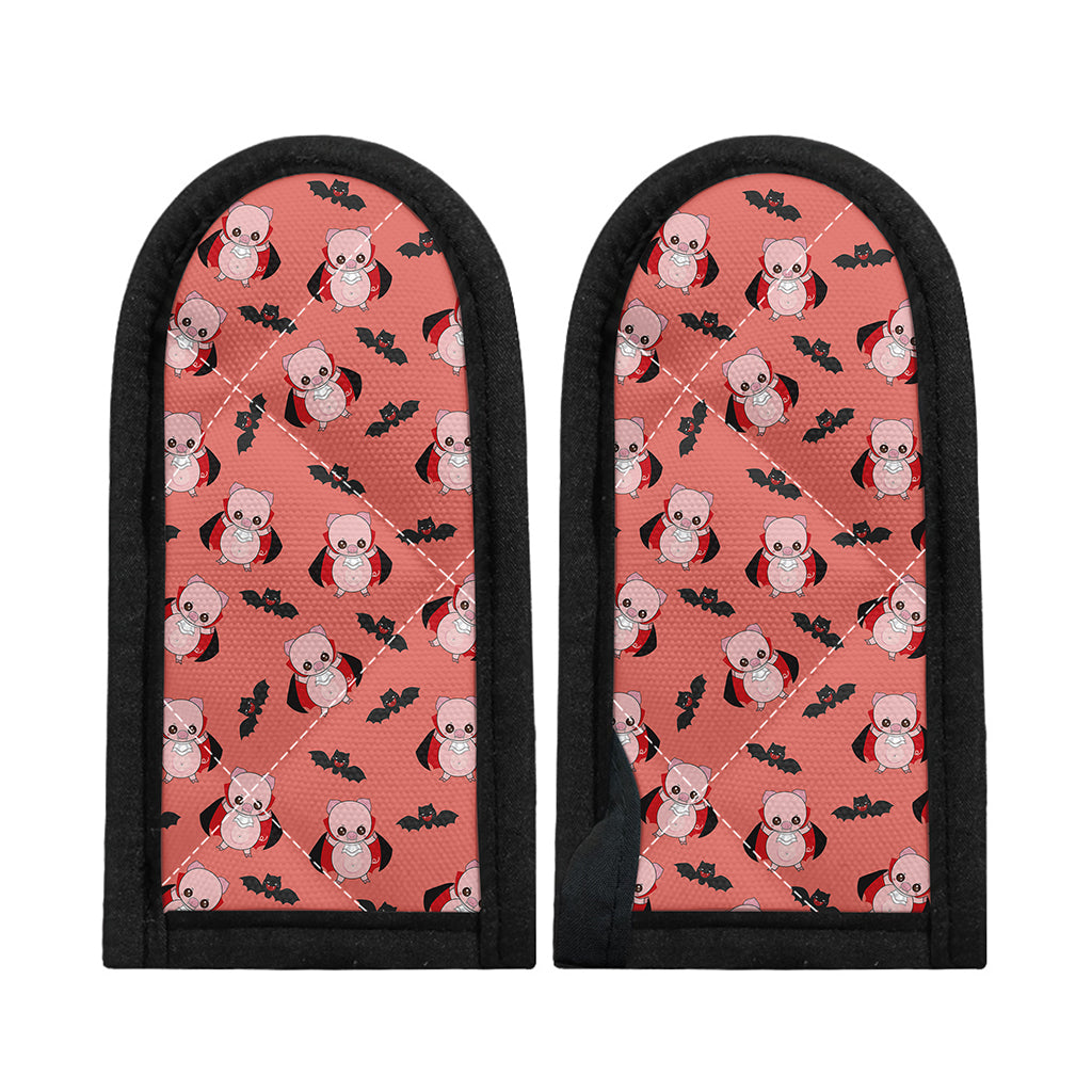 Dracula Pig Pattern Print Skillet Handle Cover