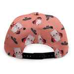 Dracula Pig Pattern Print Snapback Cap