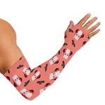 Dracula Pig Pattern Print Sun Protection Arm Sleeves