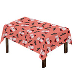 Dracula Pig Pattern Print Tablecloth