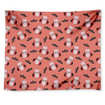 Dracula Pig Pattern Print Tapestry