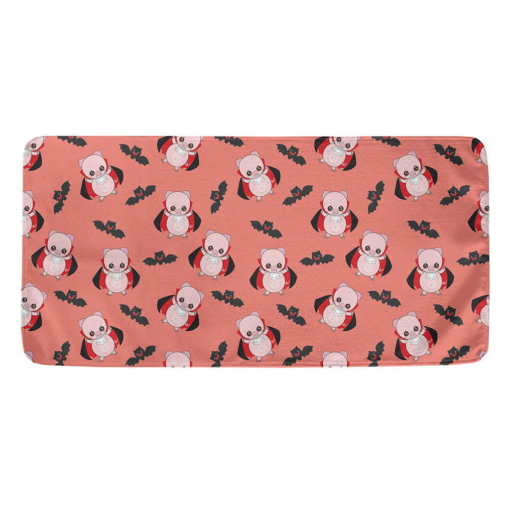 Dracula Pig Pattern Print Towel