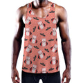 Dracula Pig Pattern Print Men's Workout Tank Top