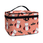 Dracula Pig Pattern Print Travel Makeup Bag