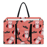 Dracula Pig Pattern Print Utility Tote Bag