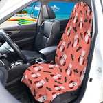 Dracula Pig Pattern Print Waterproof Car Seat Cover