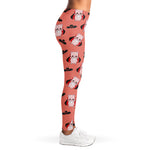 Dracula Pig Pattern Print Women's Leggings