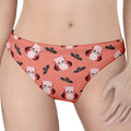 Dracula Pig Pattern Print Women's Thong