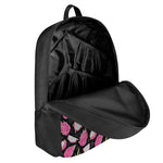 Dragon Fruit Pattern Print 17 Inch Backpack