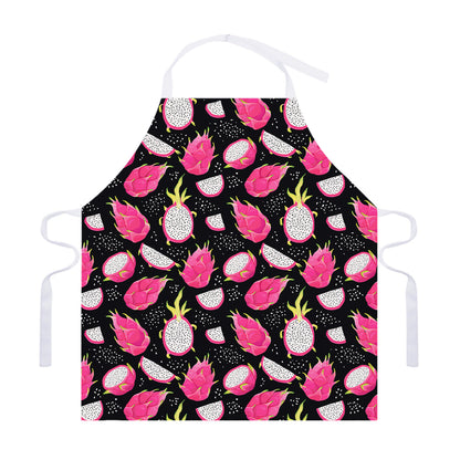Dragon Fruit Pattern Print Adjustable Apron