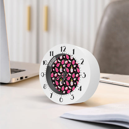 Dragon Fruit Pattern Print Alarm Clock