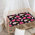 Dragon Fruit Pattern Print Baby Crib Sheet