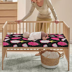 Dragon Fruit Pattern Print Baby Crib Sheet