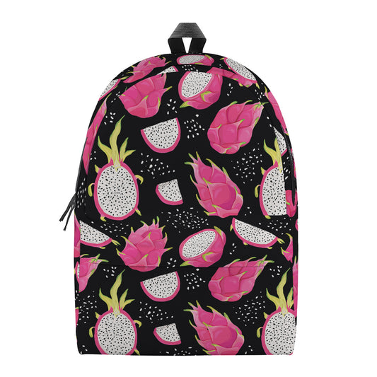 Dragon Fruit Pattern Print Backpack