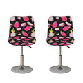 Dragon Fruit Pattern Print Bar Stool Covers