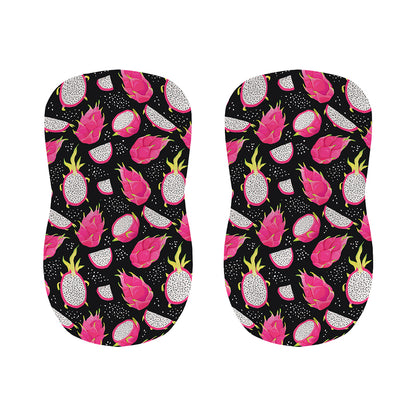 Dragon Fruit Pattern Print Bar Stool Covers