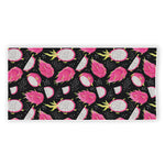 Dragon Fruit Pattern Print Beach Towel