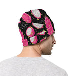 Dragon Fruit Pattern Print Beanie